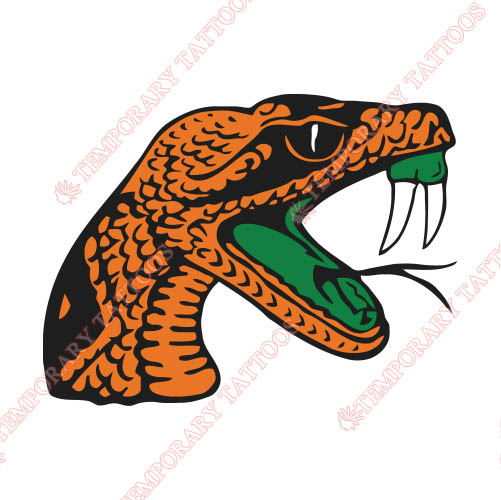 Florida A M Rattlers Customize Temporary Tattoos Stickers NO.4370